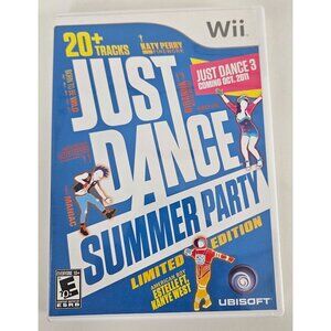 Just Dance Summer Party Nintendo Wii Limited Edition